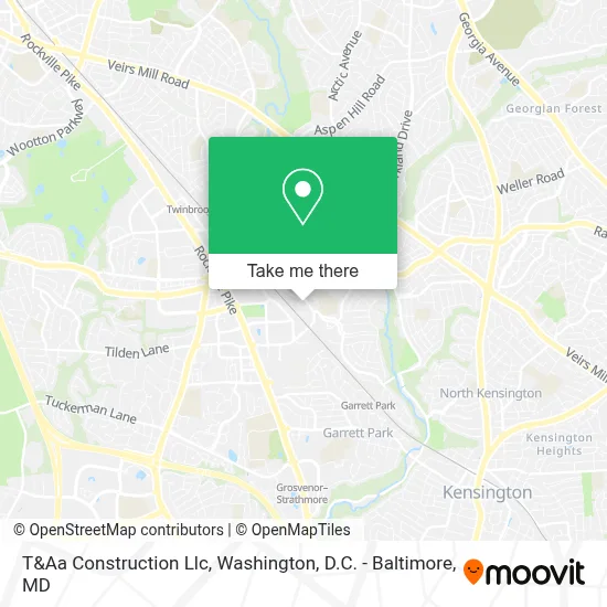 T&Aa Construction Llc map