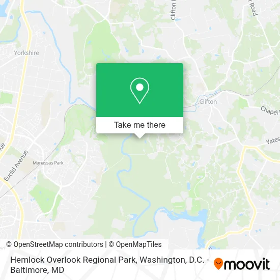 Hemlock Overlook Regional Park map