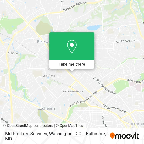 Md Pro Tree Services map