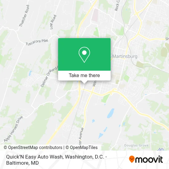 Quick'N Easy Auto Wash map