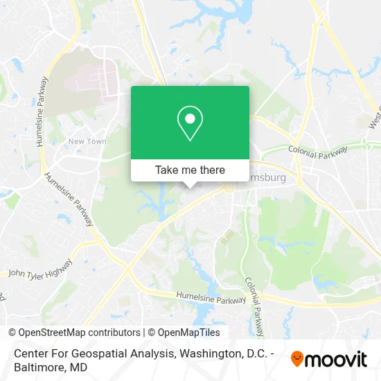 Center For Geospatial Analysis map