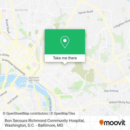 Bon Secours Richmond Community Hospital map