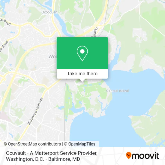 Ocuvault - A Matterport Service Provider map