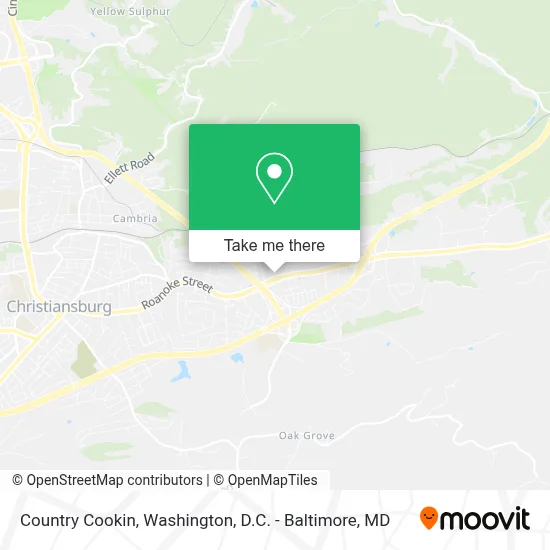 Country Cookin map