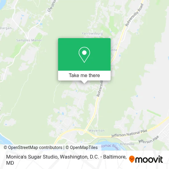 Monica's Sugar Studio map