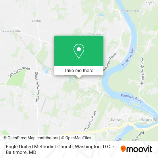 Engle United Methodist Church map