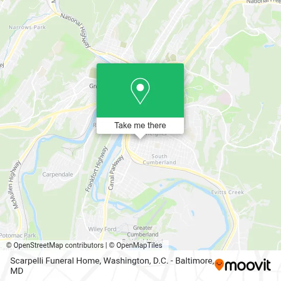 Scarpelli Funeral Home map