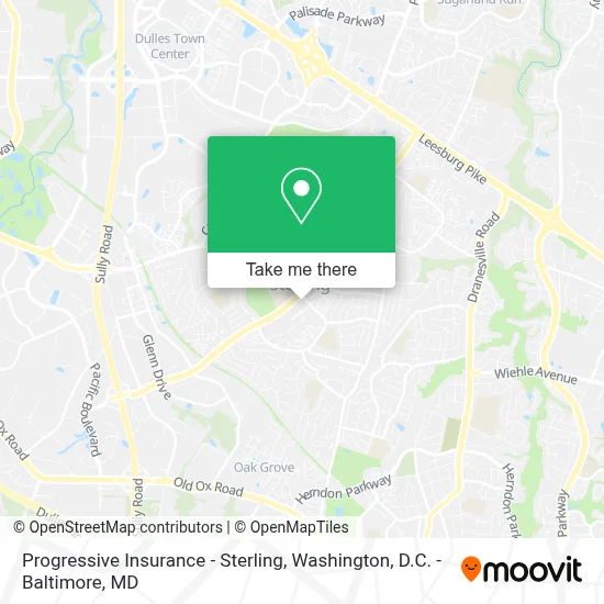 Progressive Insurance - Sterling map