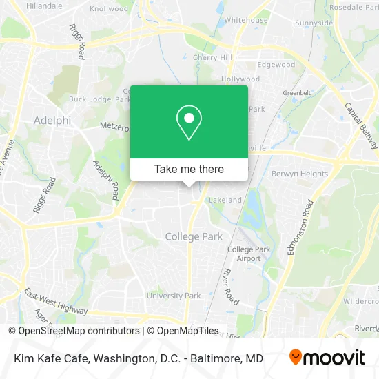 Kim Kafe Cafe map