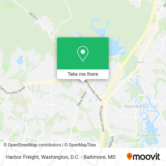 Harbor Freight map