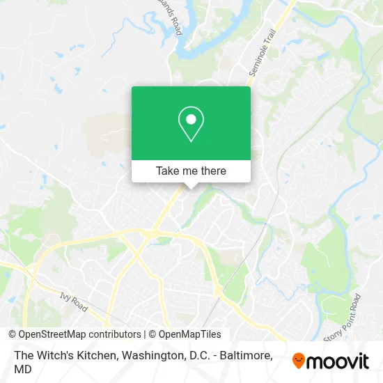 The Witch's Kitchen map