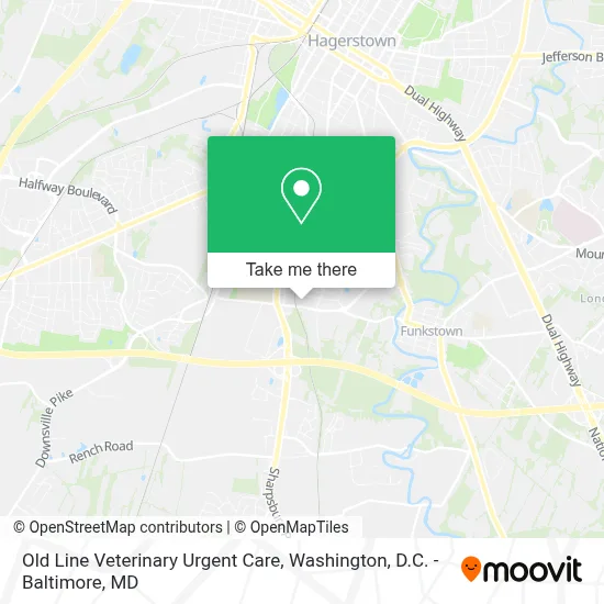 Old Line Veterinary Urgent Care map