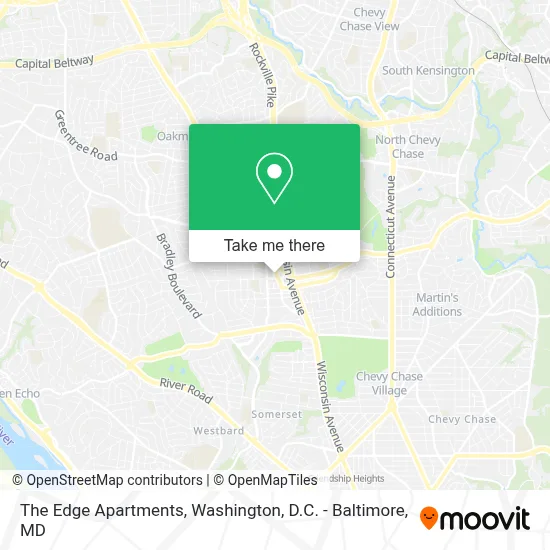 The Edge Apartments map