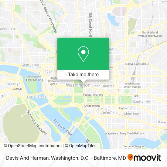 Davis And Harman map