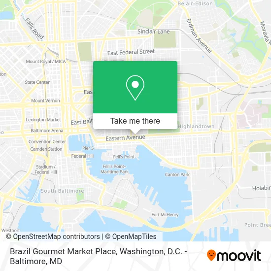 Brazil Gourmet Market Place map
