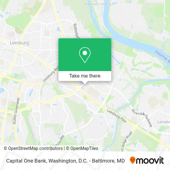 Capital One Bank map