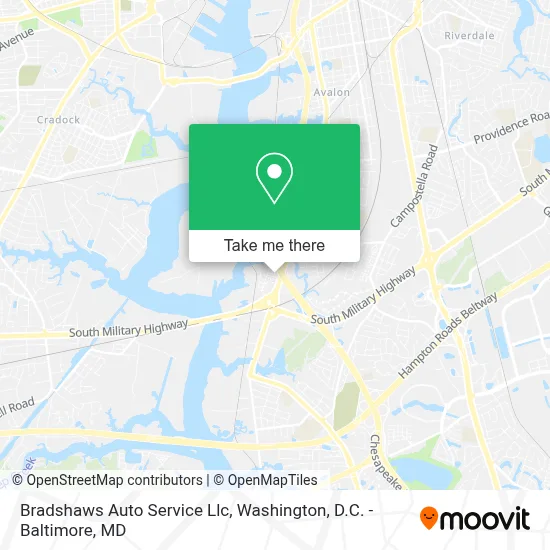 Bradshaws Auto Service Llc map