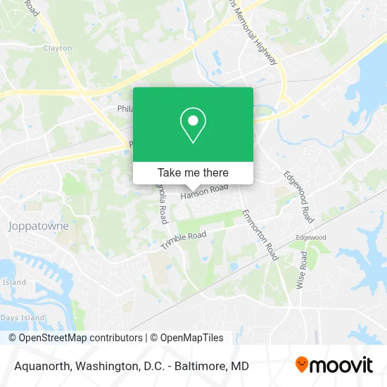 Aquanorth map