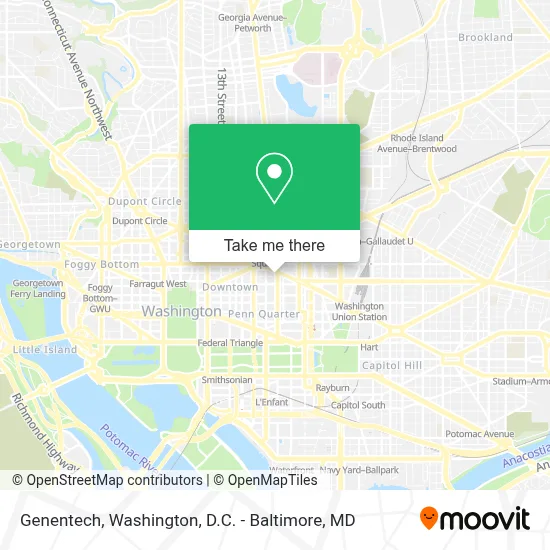 Genentech map