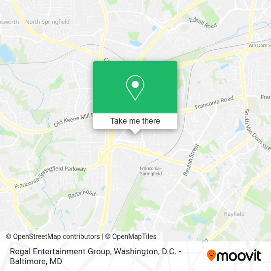 Regal Entertainment Group map