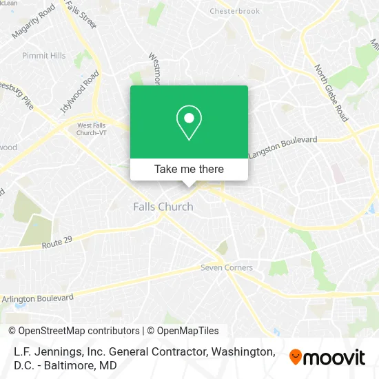 L.F. Jennings, Inc. General Contractor map