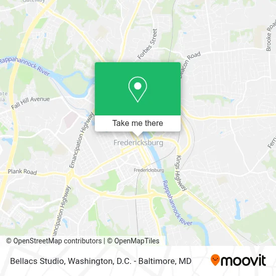 Bellacs Studio map
