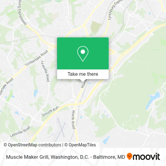 Muscle Maker Grill map