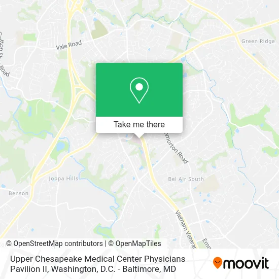 Upper Chesapeake Medical Center Physicians Pavilion II map