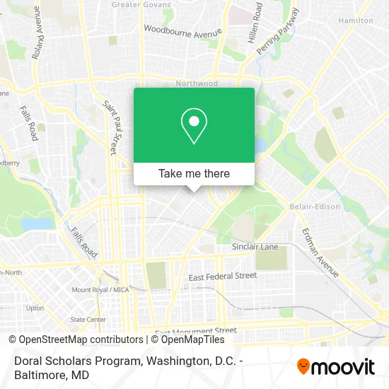 Doral Scholars Program map