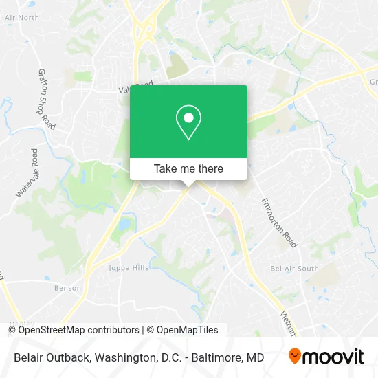 Belair Outback map
