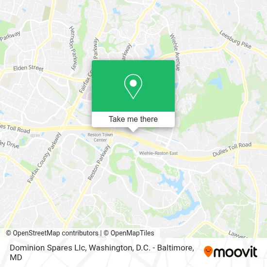 Dominion Spares Llc map