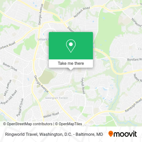 Ringworld Travel map