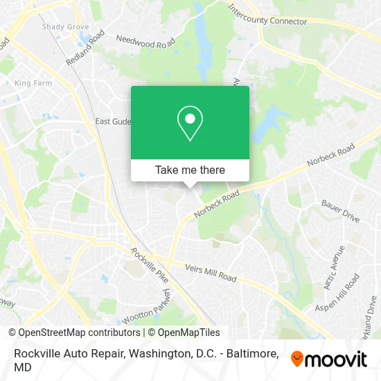 Rockville Auto Repair map