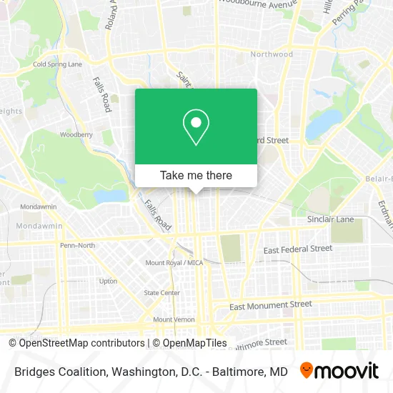 Bridges Coalition map