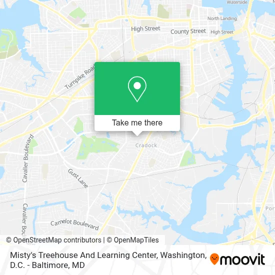 Misty's Treehouse And Learning Center map
