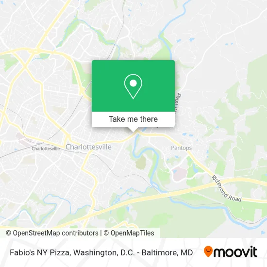 Fabio's NY Pizza map
