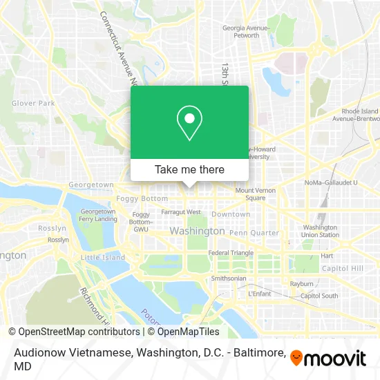 Audionow Vietnamese map