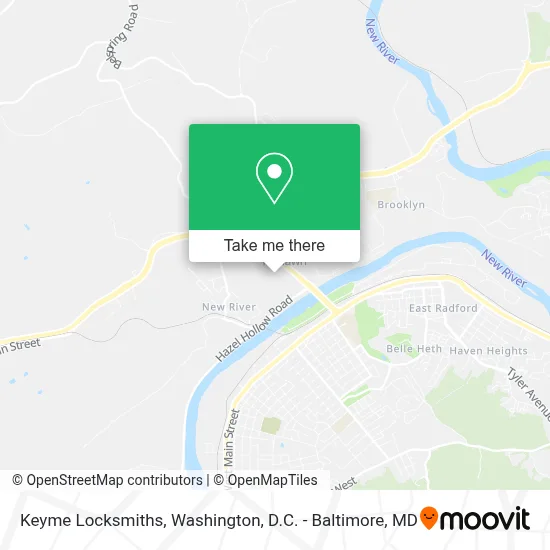 Keyme Locksmiths map