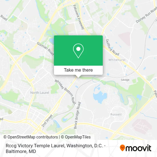 Rccg Victory Temple Laurel map