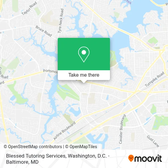 Blessed Tutoring Services map