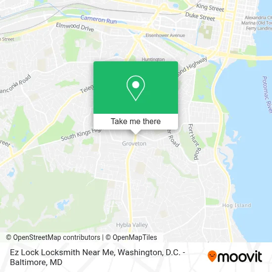 Ez Lock Locksmith Near Me map