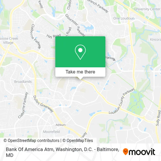 Bank Of America Atm map