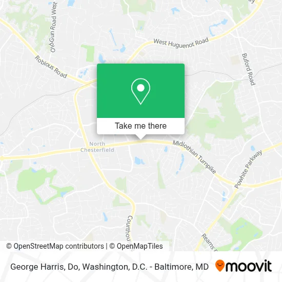 George Harris, Do map