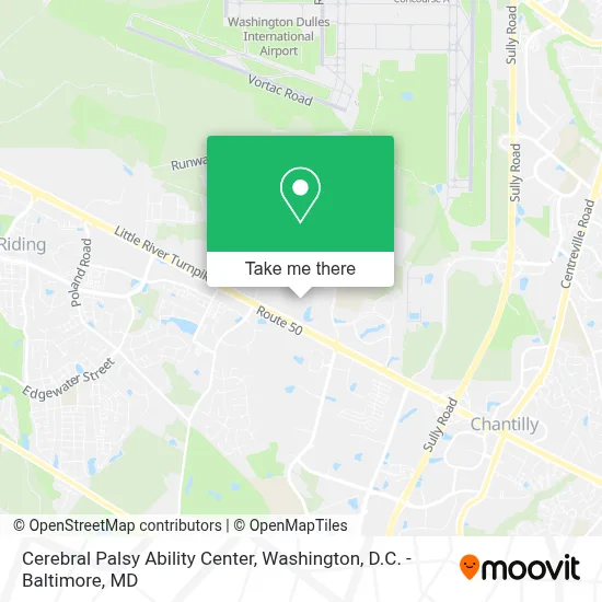 Cerebral Palsy Ability Center map
