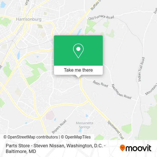 Parts Store - Steven Nissan map