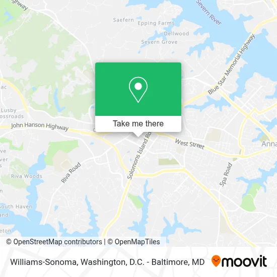 Williams-Sonoma map