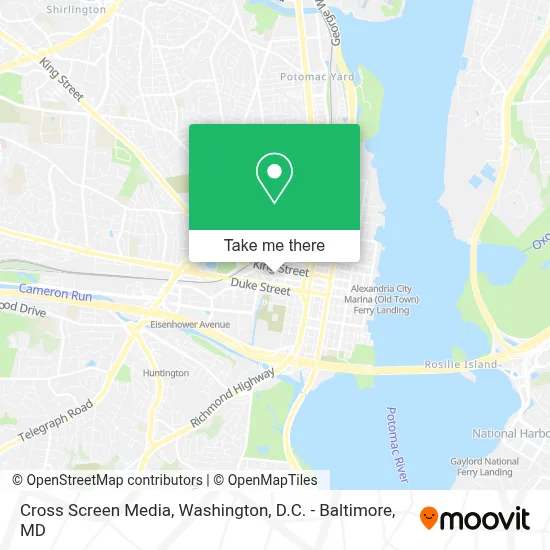 Cross Screen Media map
