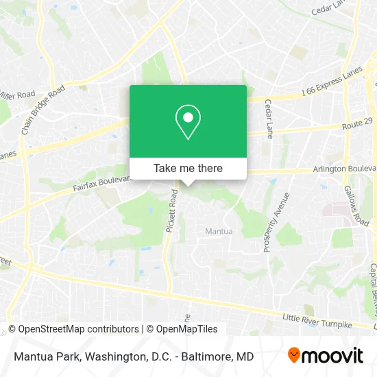 Mantua Park map