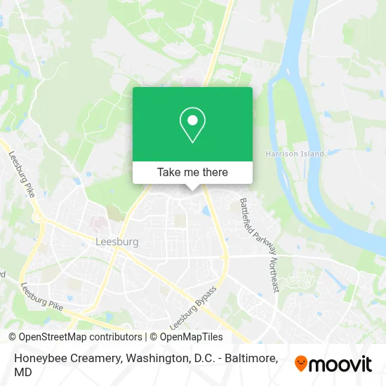 Honeybee Creamery map