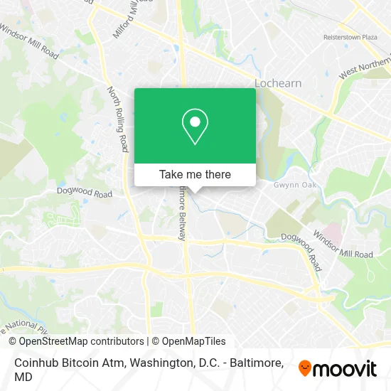 Coinhub Bitcoin Atm map